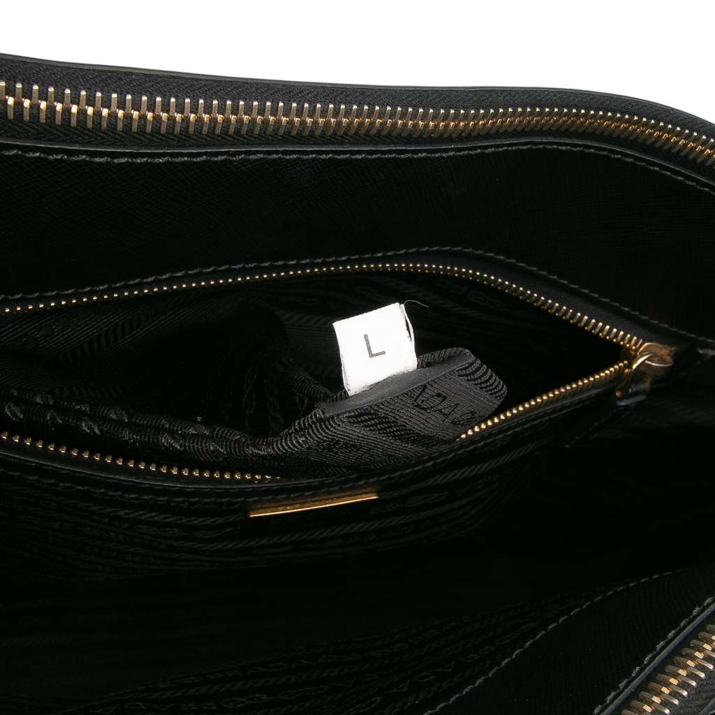 Prada Extra Large Saffiano Lux Galleria Double Zip Tote - Detail 1