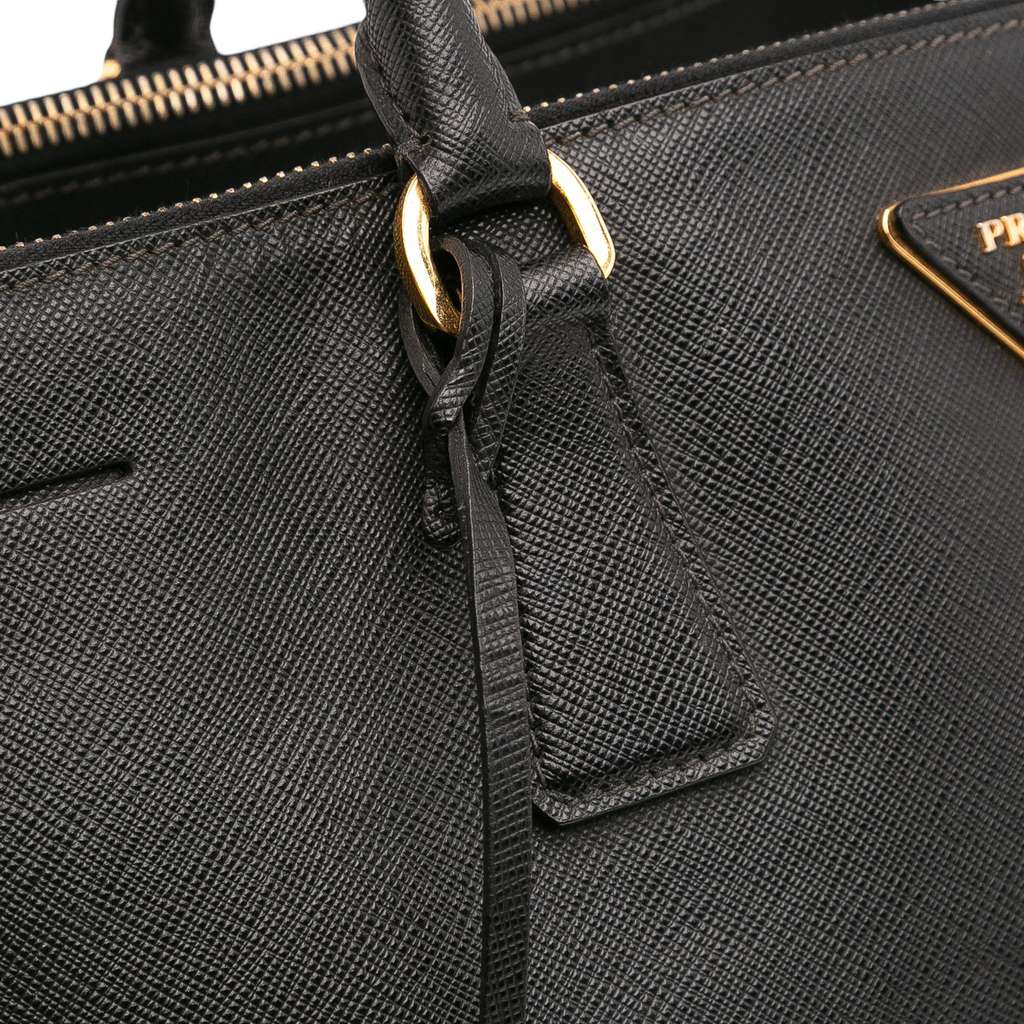 Prada Extra Large Saffiano Lux Galleria Double Zip Tote - Image 10