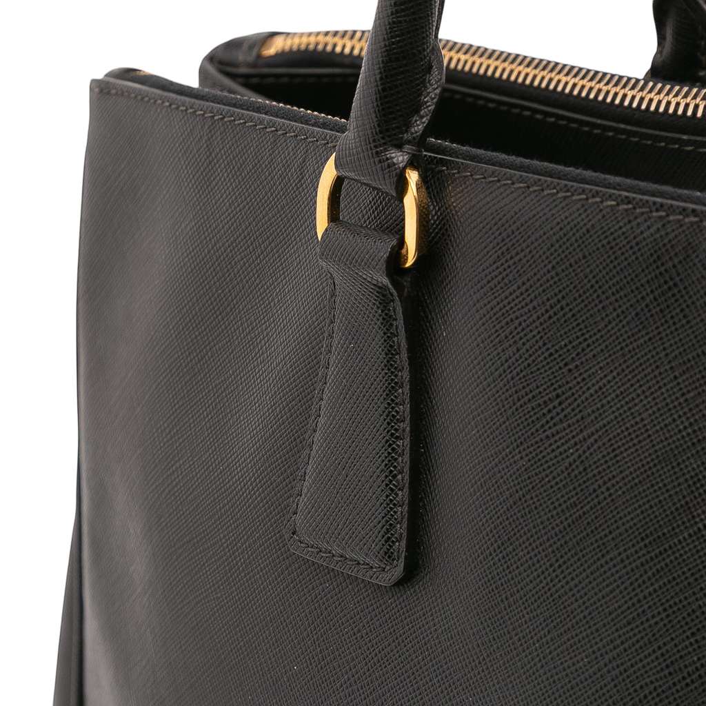 Prada Extra Large Saffiano Lux Galleria Double Zip Tote - Image 11