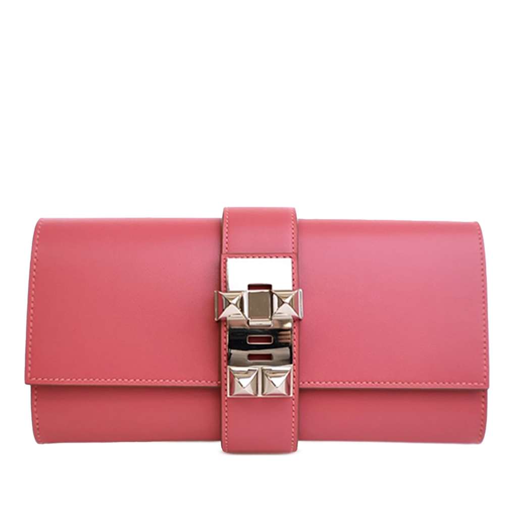 Hermès Tadelakt Medor Clutch 23