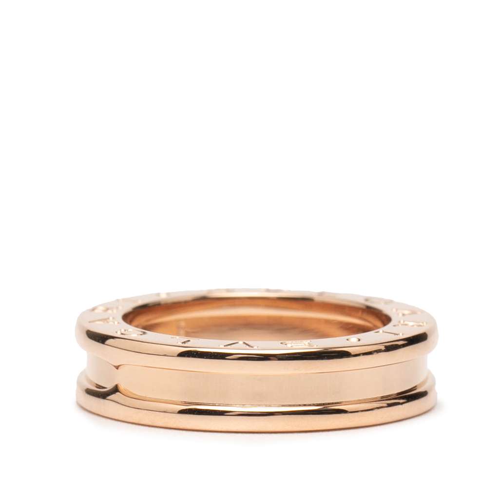 Bvlgari 18K Rose Gold B.Zero1 One Band Ring - Back view