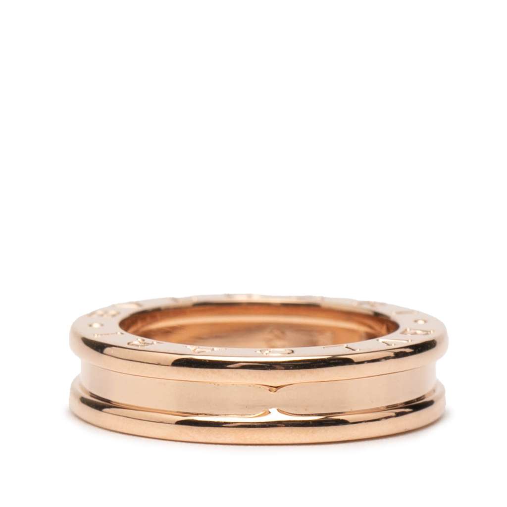 Bvlgari 18K Rose Gold B.Zero1 One Band Ring - Image 6
