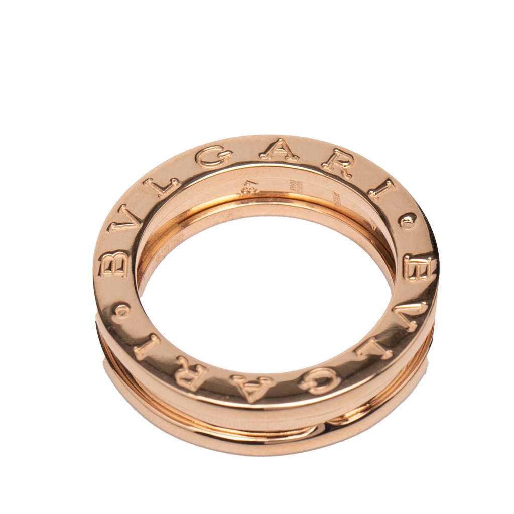Bvlgari 18K Rose Gold B.Zero1 One Band Ring - 4
