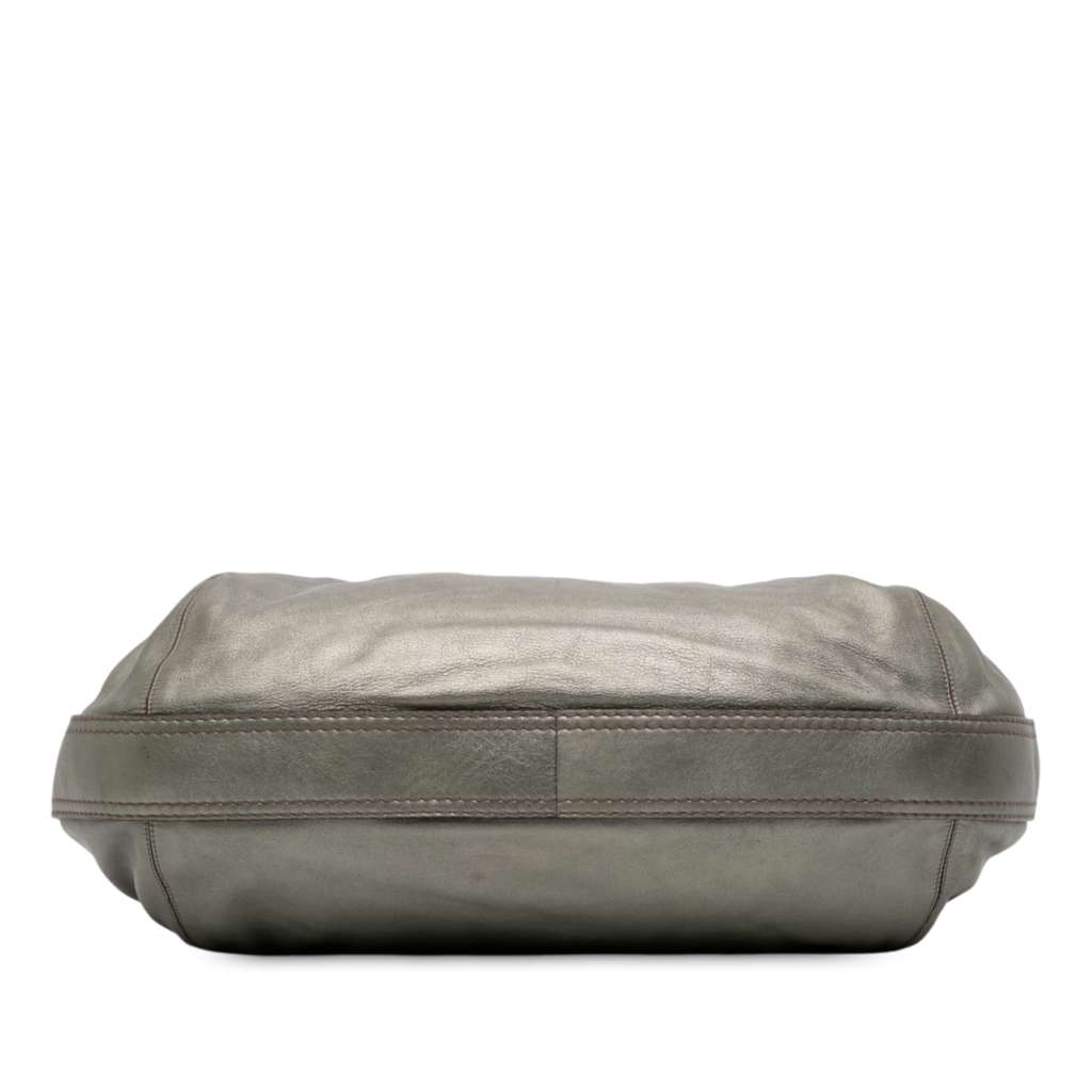 Loewe Metallic Leather Fiesta Satchel - Image 6