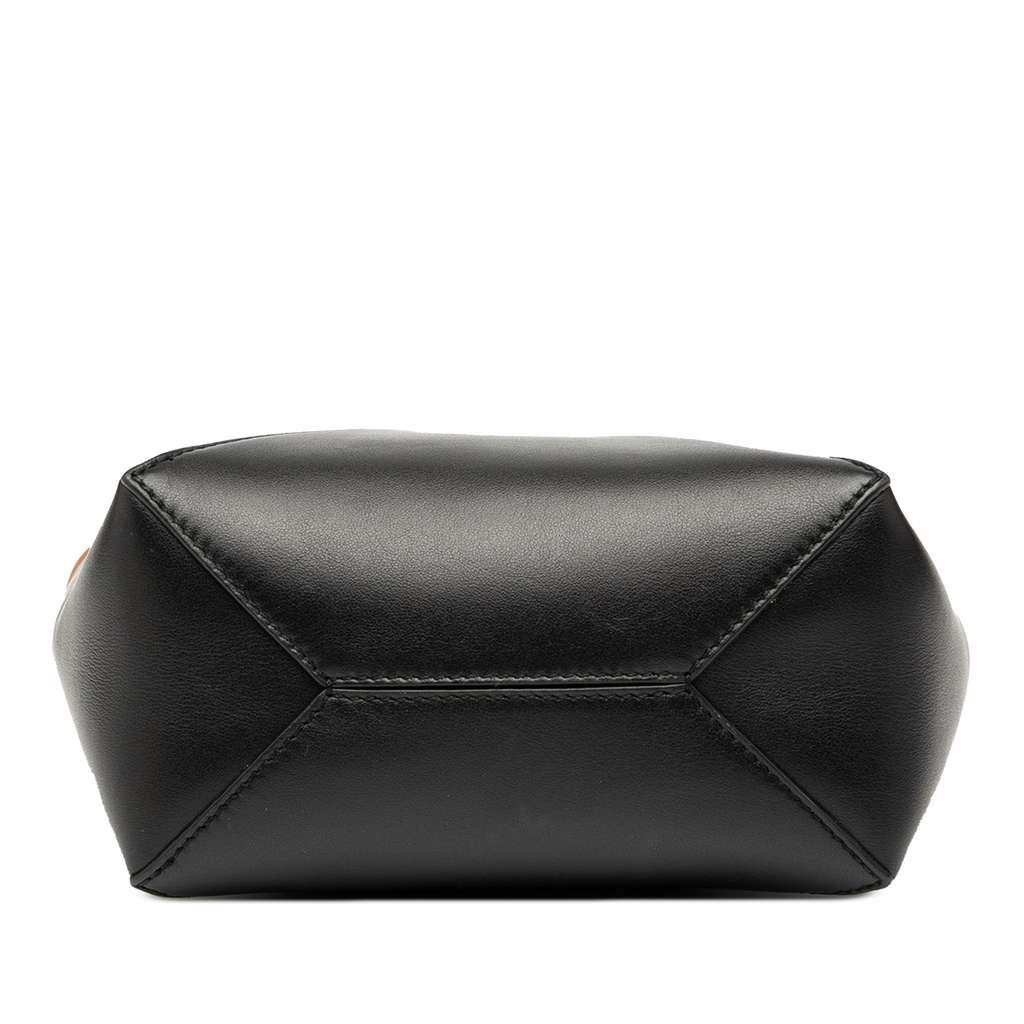 Loewe Mini Bicolor Shiny Calfskin Puzzle Fold Tote - Image 6