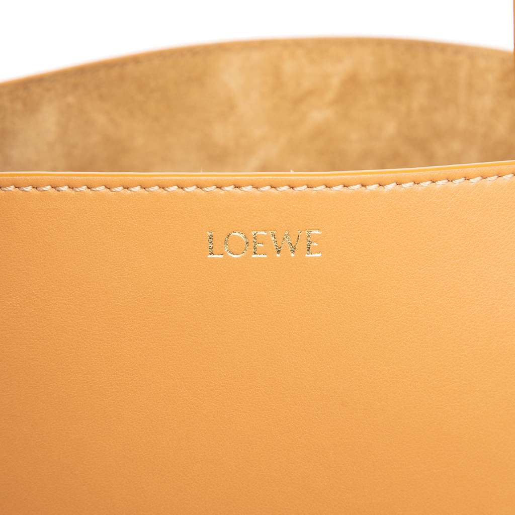 Loewe Mini Bicolor Shiny Calfskin Puzzle Fold Tote - Side view