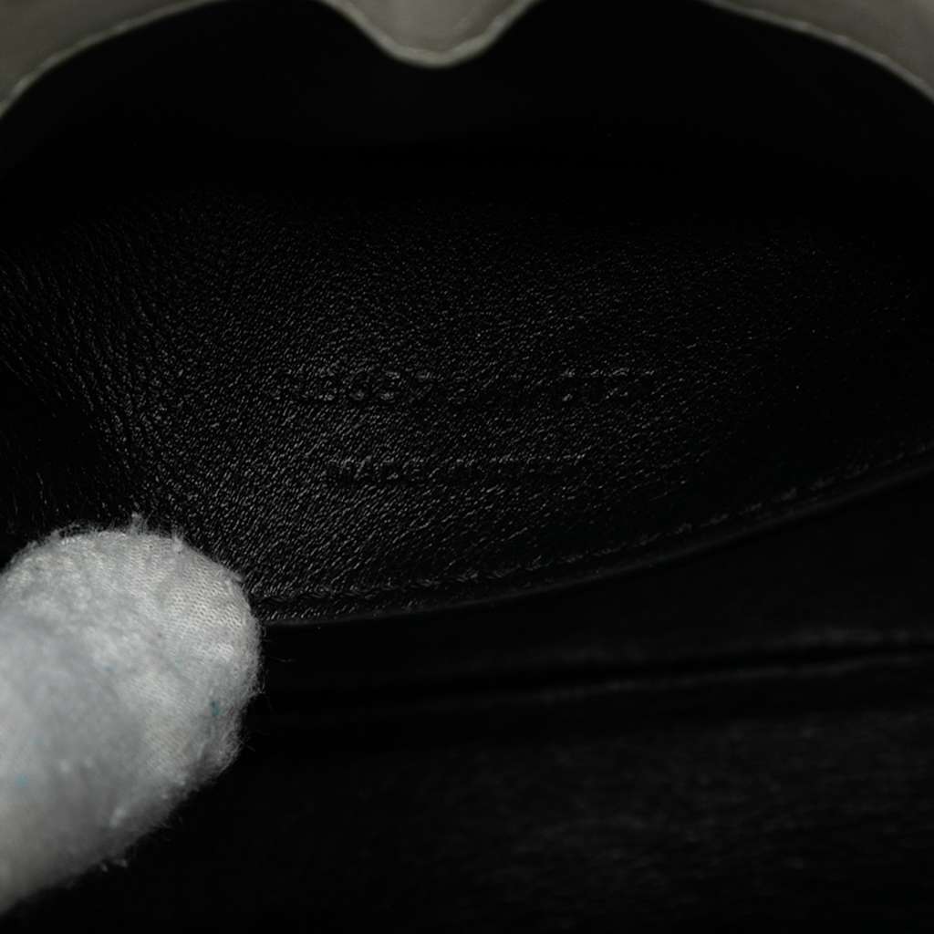 Saint Laurent Quilted Lambskin Monogram Baby Victoire Clutch on Chain - Detail 1