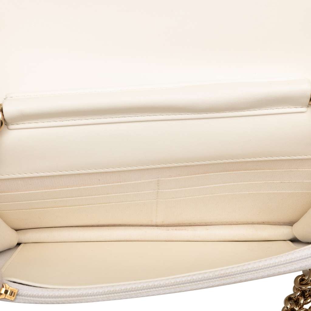 Chanel Quilted Caviar Boy Wallet on Chain - 4