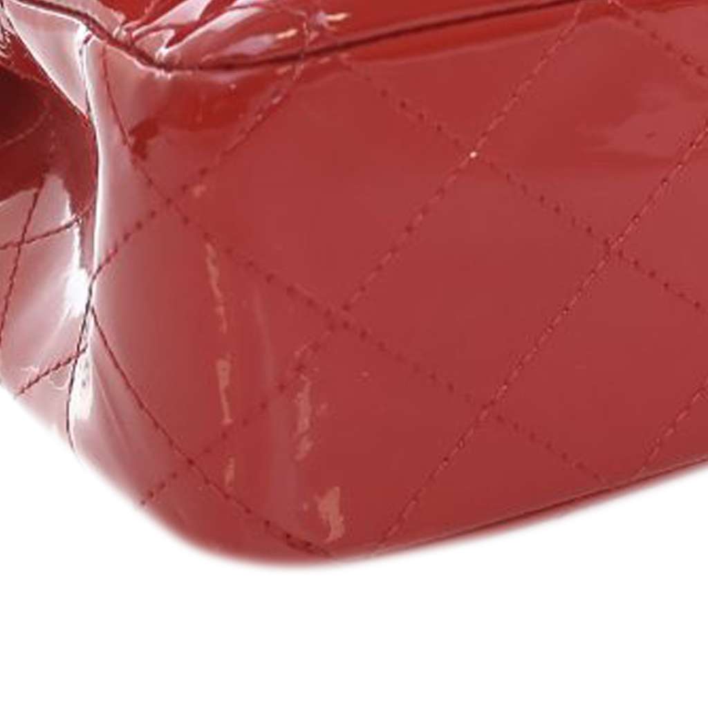 Chanel Medium Classic Patent Double Flap - Image 13