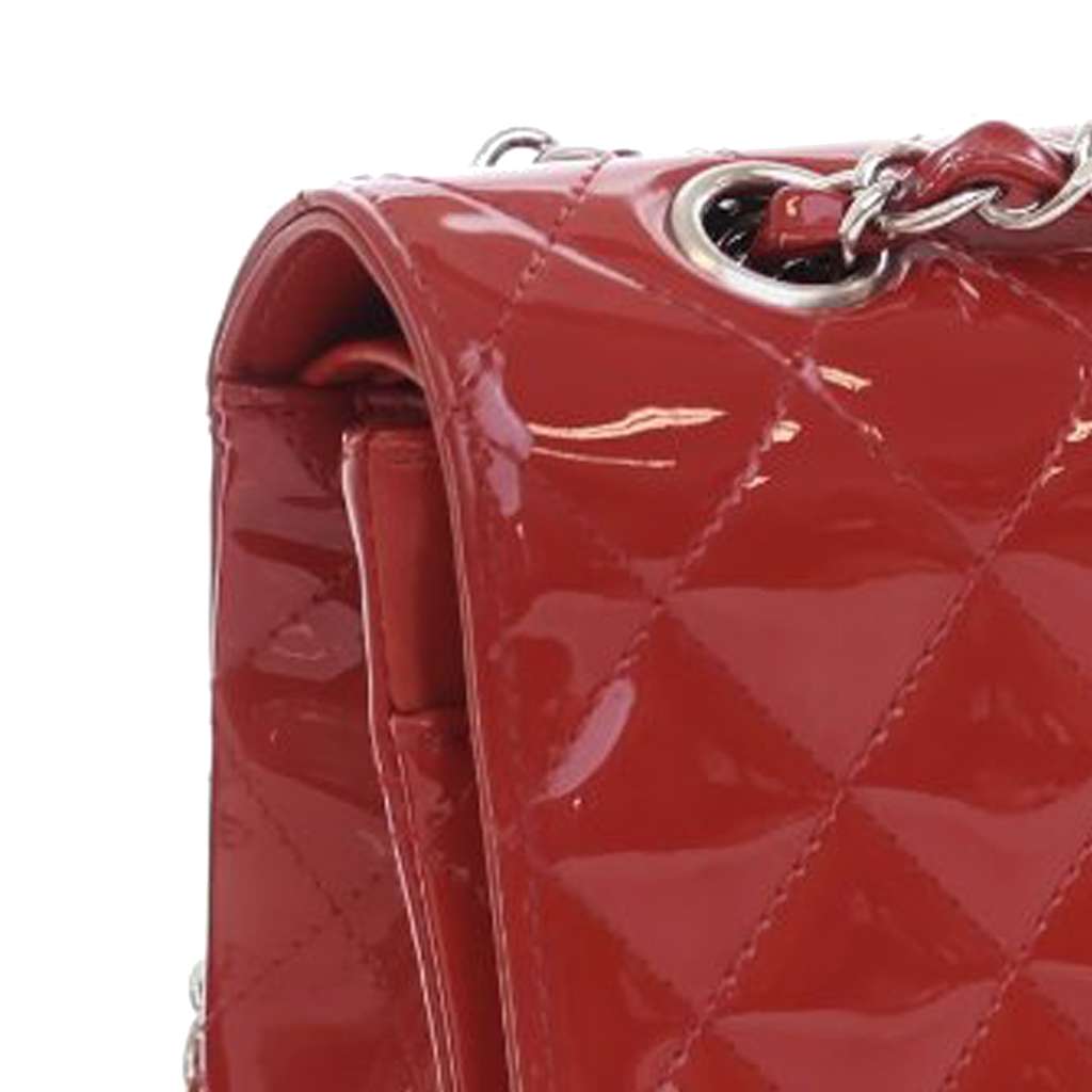 Chanel Medium Classic Patent Double Flap - Image 15