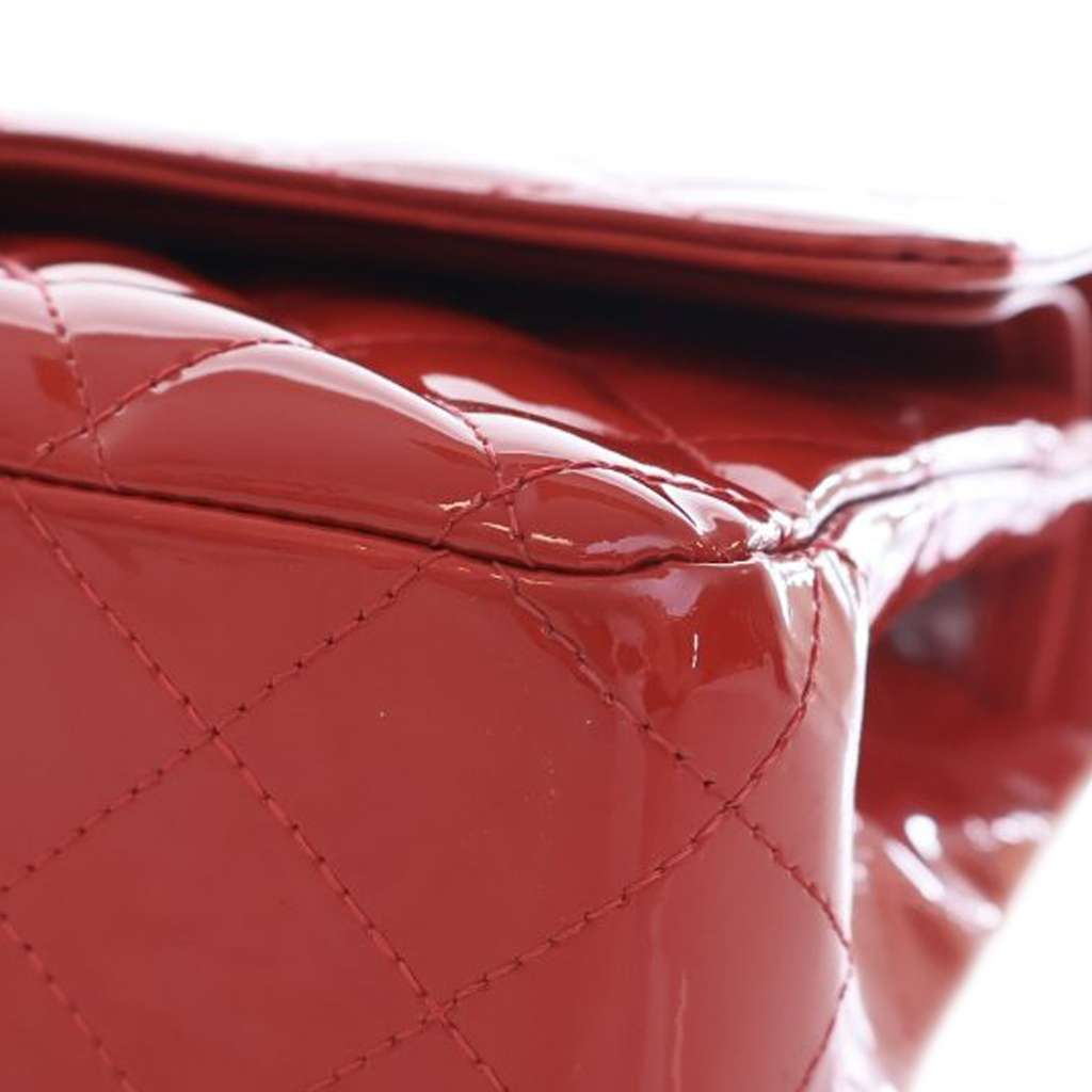 Chanel Medium Classic Patent Double Flap - Image 10