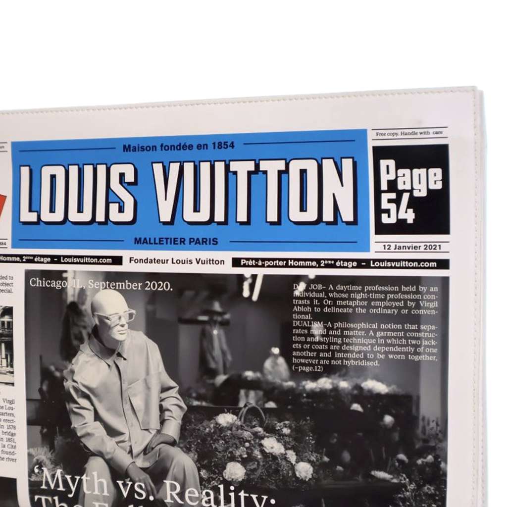 Louis Vuitton Leather Everyday LV Newspaper Pouch - Detail 2