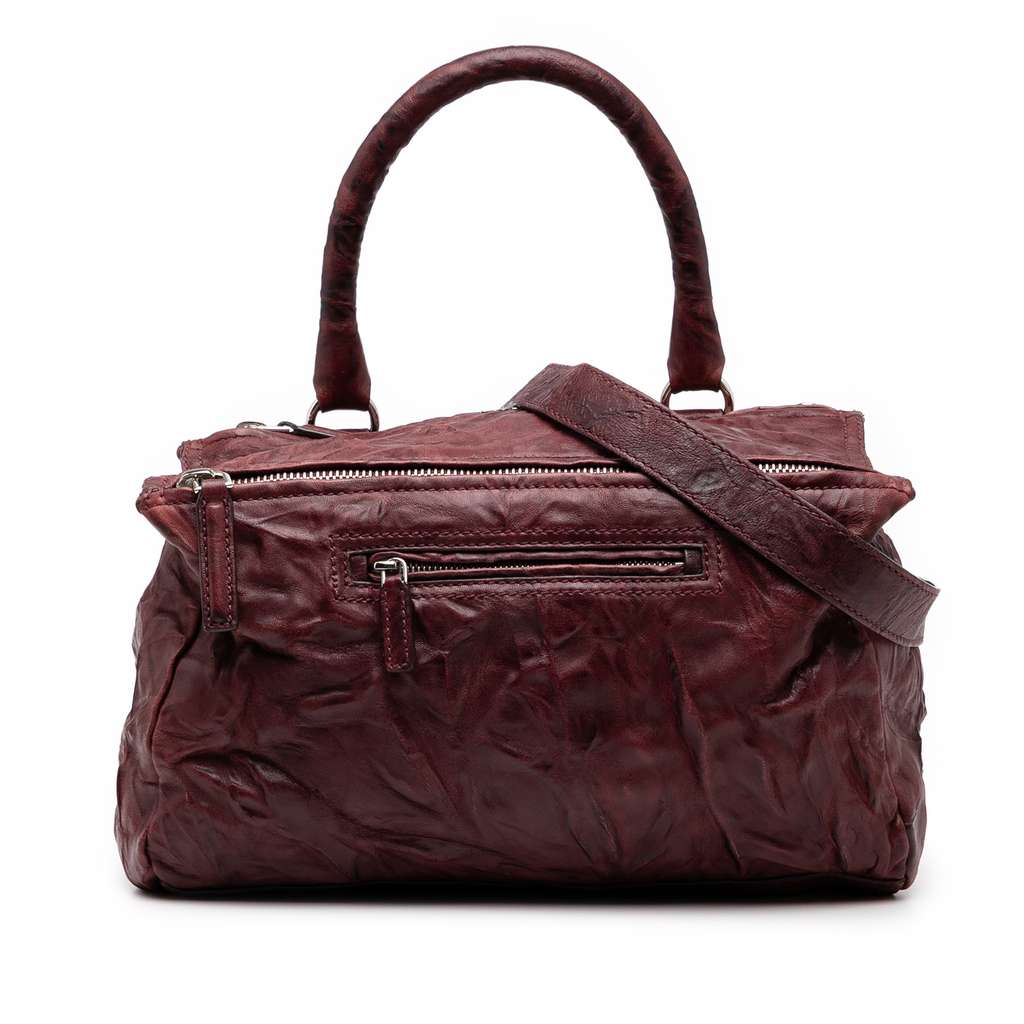 Givenchy Medium Wrinkled Sheepskin Pandora Satchel