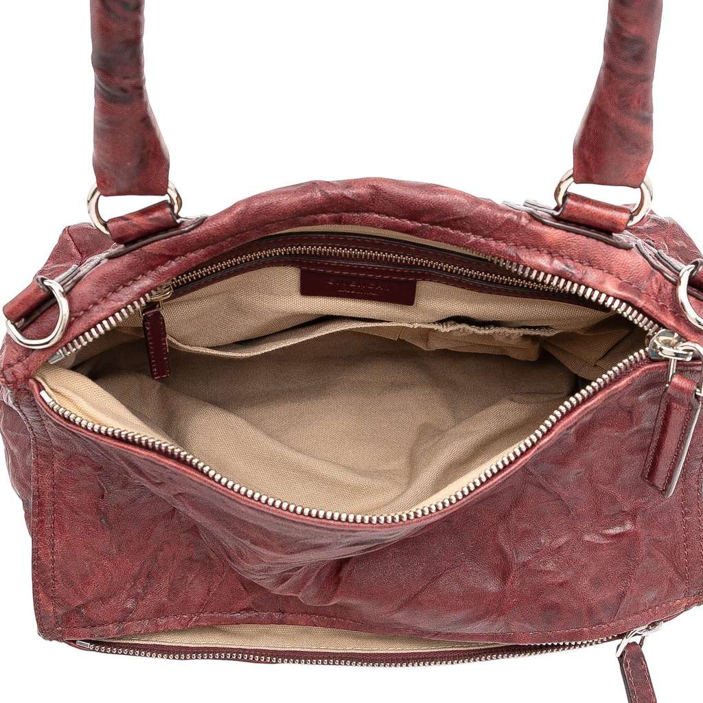 Givenchy Medium Wrinkled Sheepskin Pandora Satchel - 4
