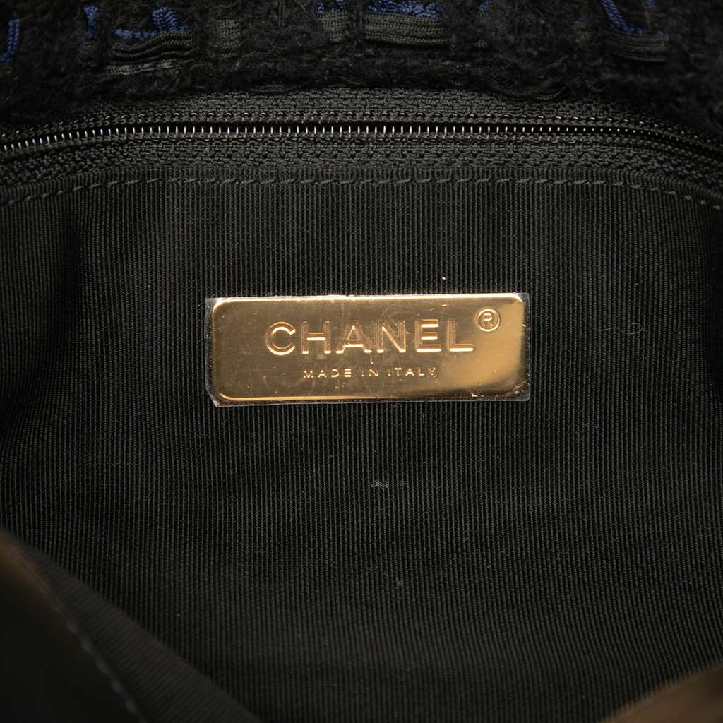 Chanel Large Tweed 19 Flap - Side view