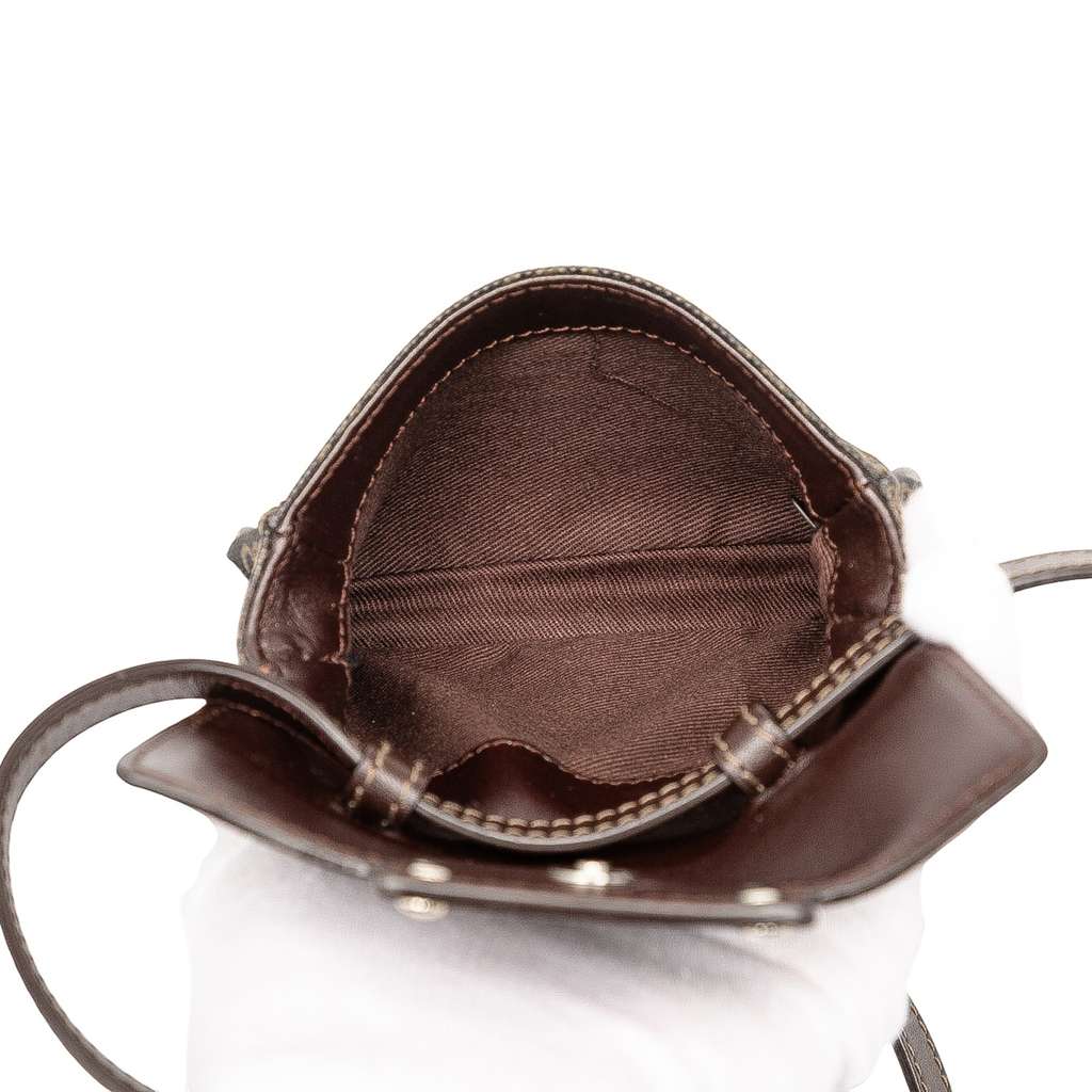 Loewe Mini Anagram Coated Canvas Crossbody - 4