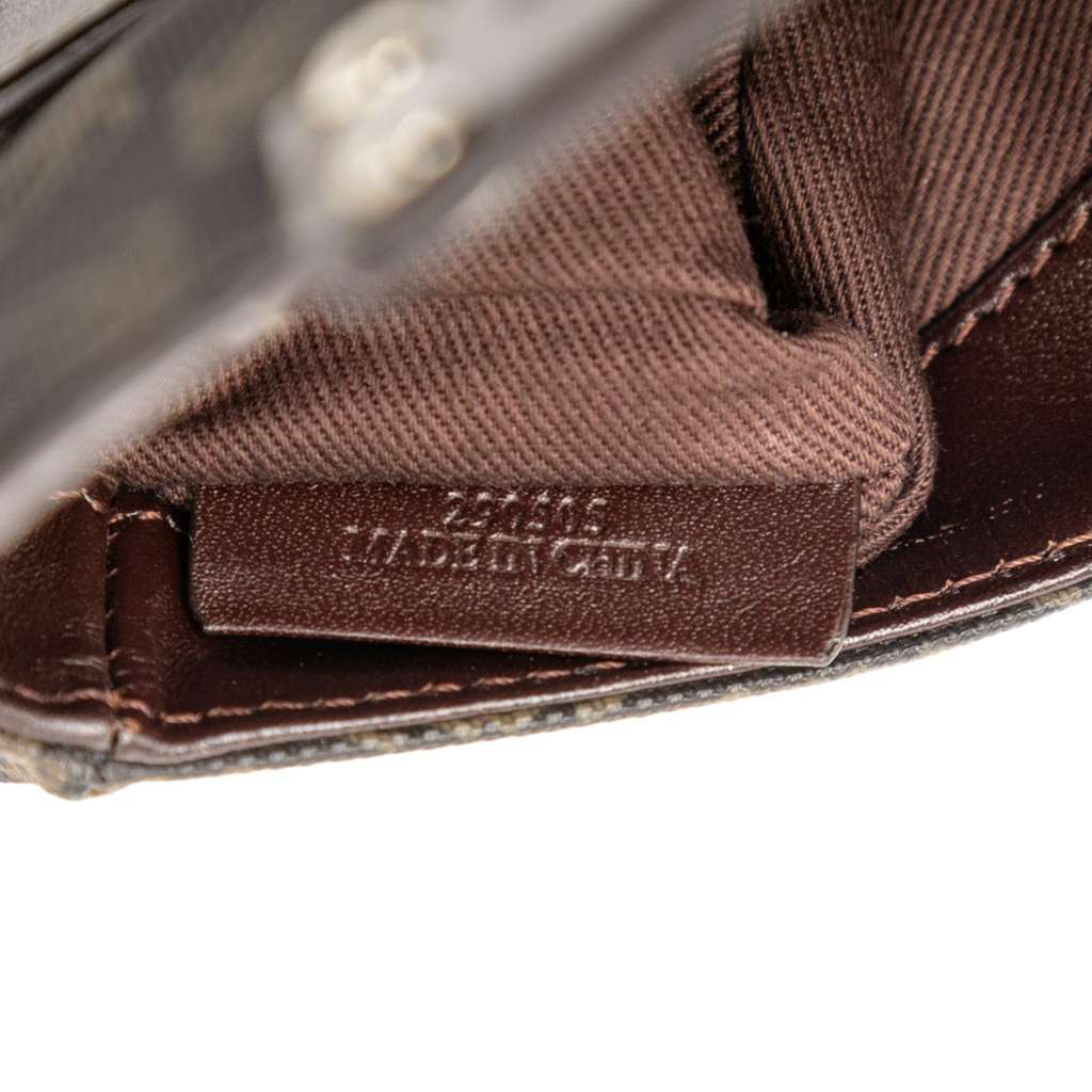 Loewe Mini Anagram Coated Canvas Crossbody - Side view