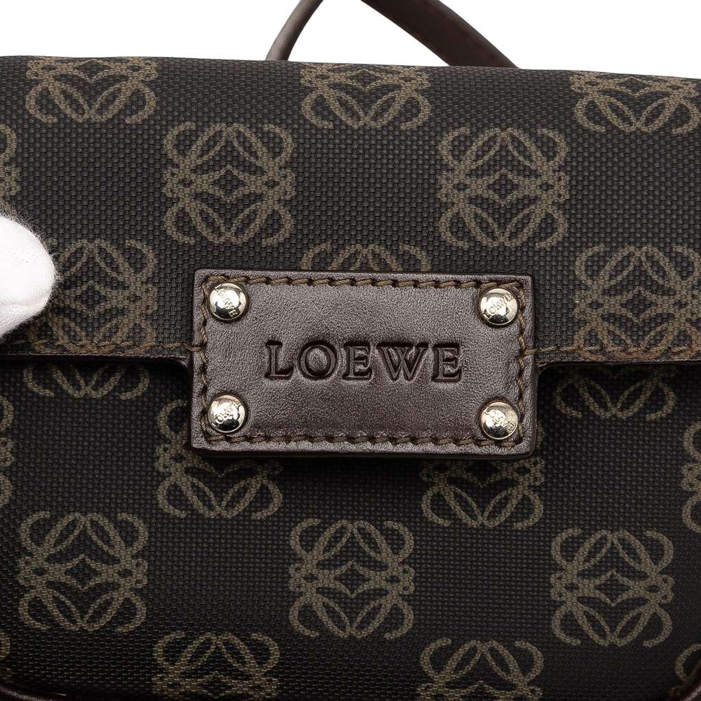 Loewe Mini Anagram Coated Canvas Crossbody - Detail 1
