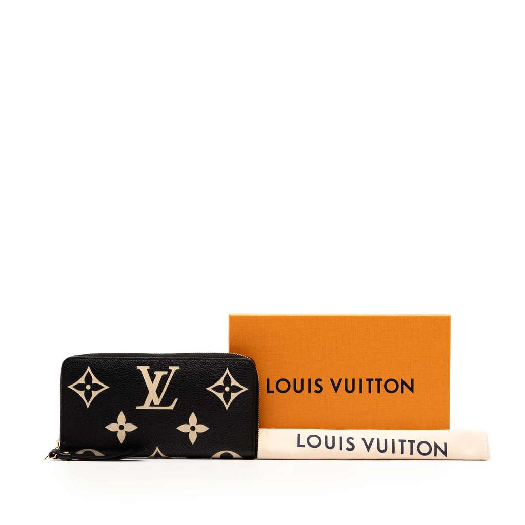 Louis Vuitton Monogram Empreinte Giant Bicolor Zippy Long Wallet - Detail 2
