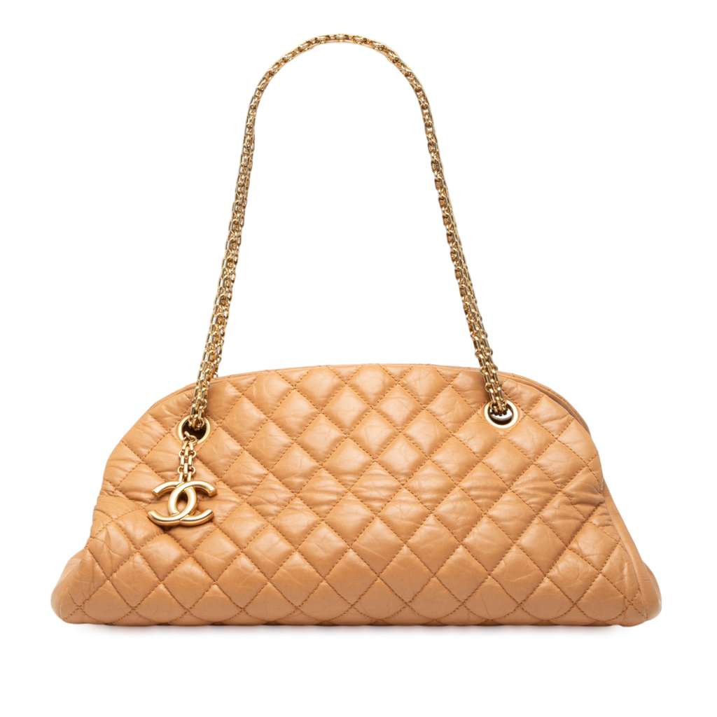 Chanel Medium Lambskin Just Mademoiselle Bowling Bag