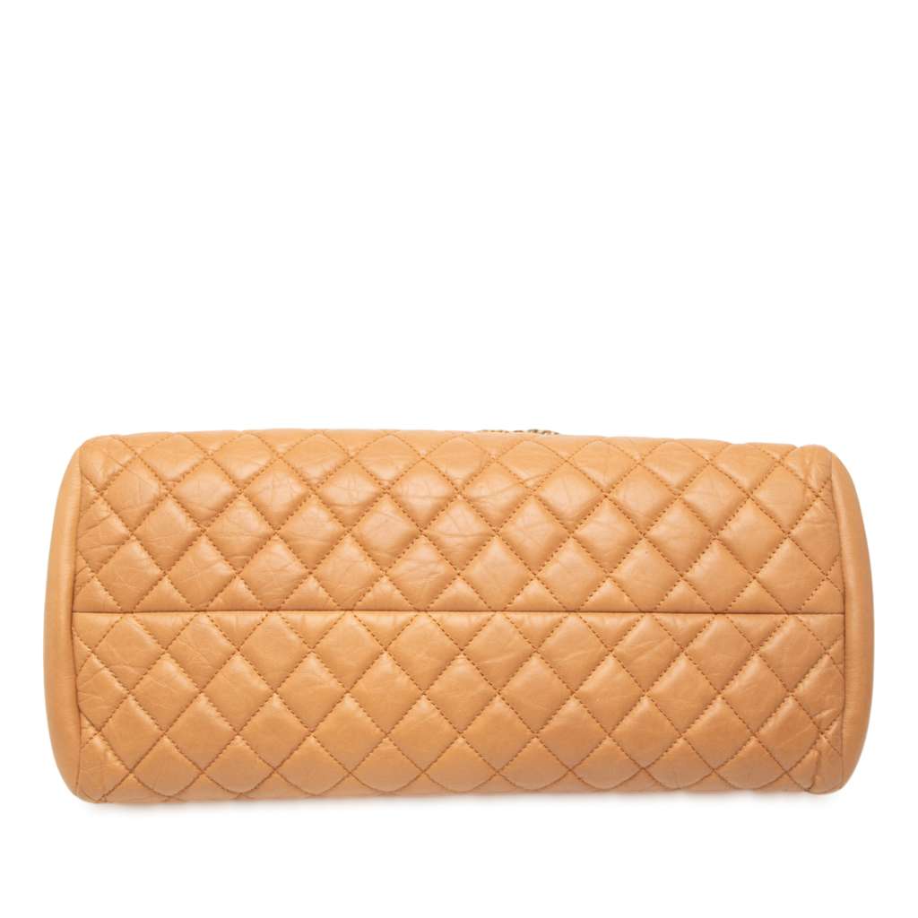 Chanel Medium Lambskin Just Mademoiselle Bowling Bag - Image 6