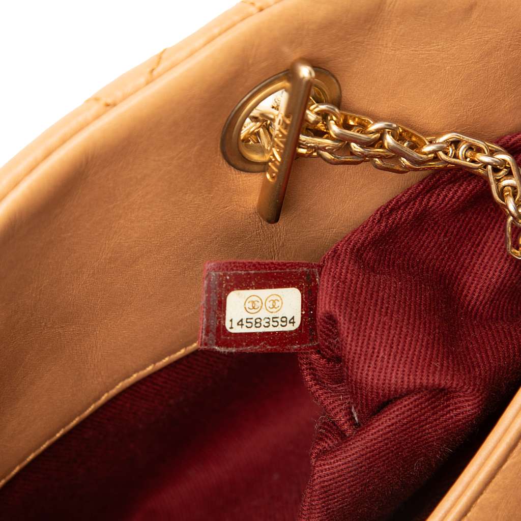 Chanel Medium Lambskin Just Mademoiselle Bowling Bag - Detail 1