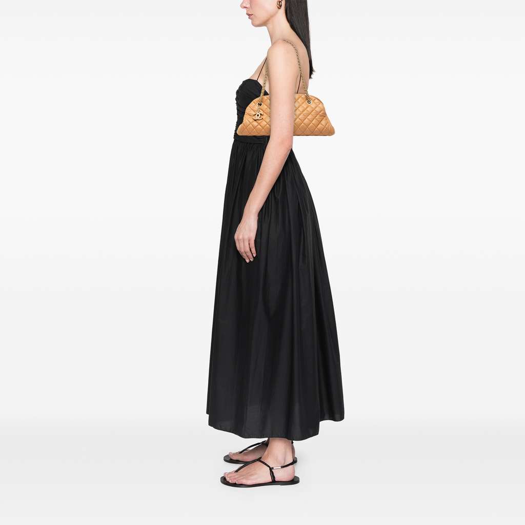 Chanel Medium Lambskin Just Mademoiselle Bowling Bag - Detail 2