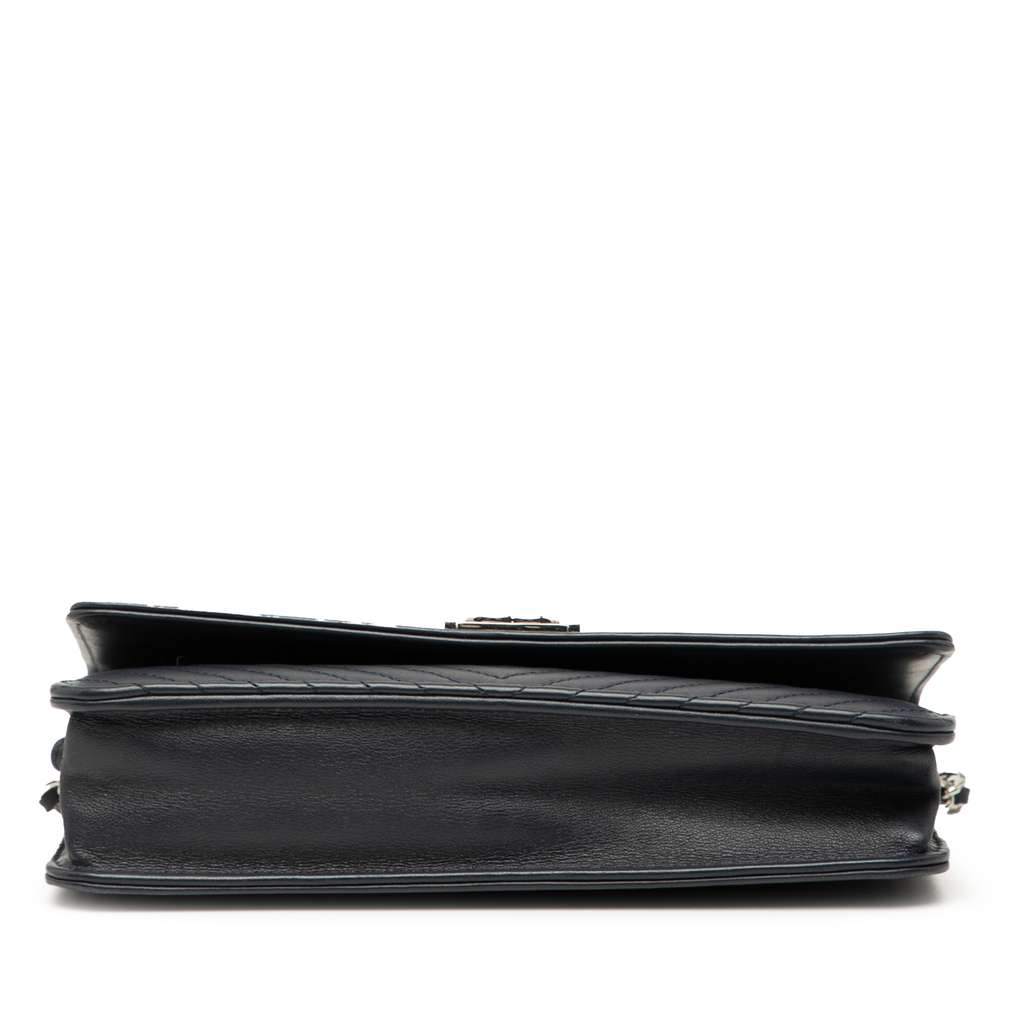 Chanel Chevron Lambskin Boy Wallet on Chain - Image 6