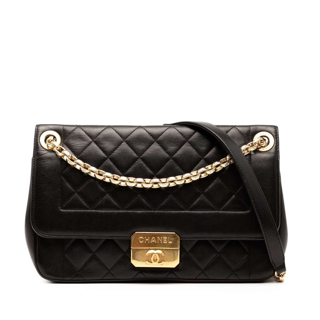 Chanel Large Lambskin Chic With Me Flap