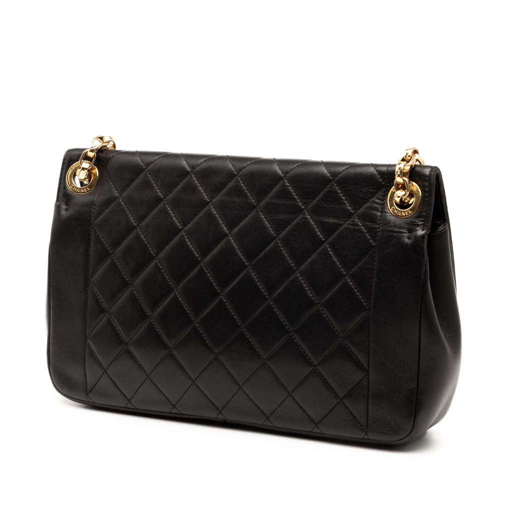 Chanel Large Lambskin Chic With Me Flap - Back view