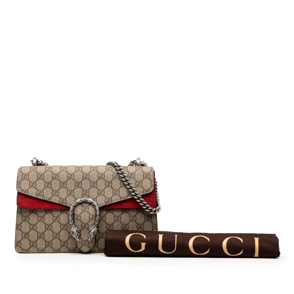 Gucci Medium GG Supreme Dionysus Shoulder Bag - Image 10