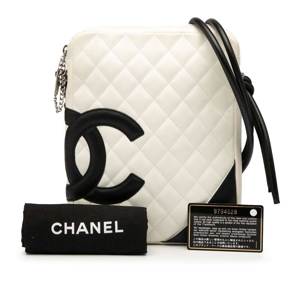 Chanel Lambskin Cambon Ligne Crossbody - Image 10