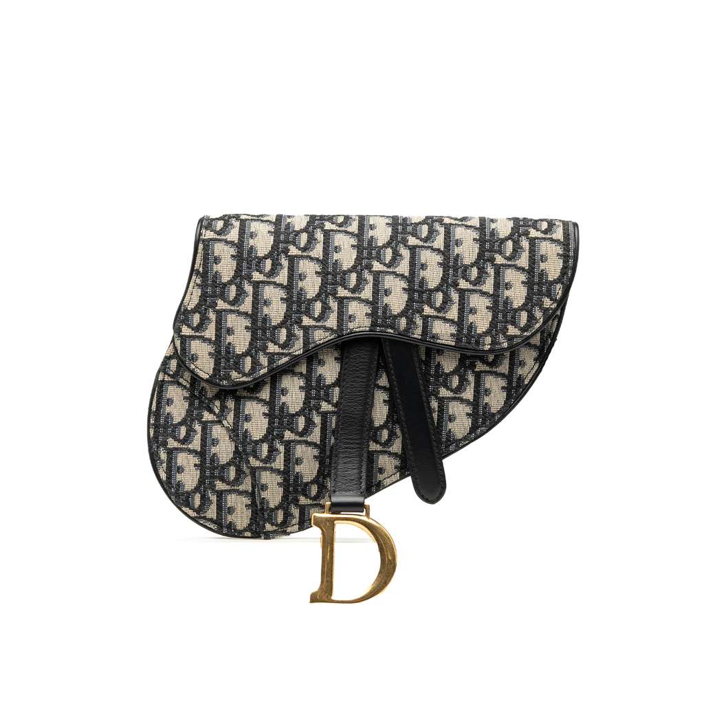 Dior Oblique Canvas Saddle Belt Bag