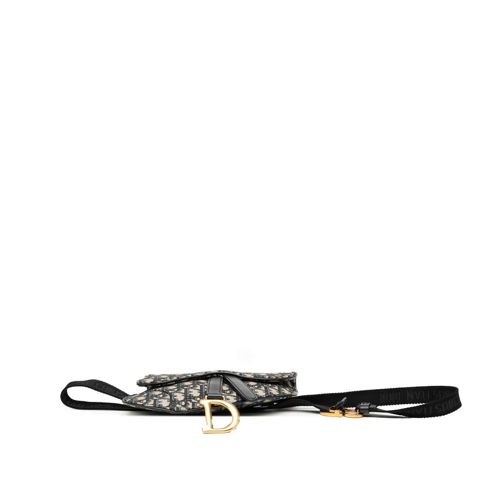 Dior Oblique Canvas Saddle Belt Bag - Image 6