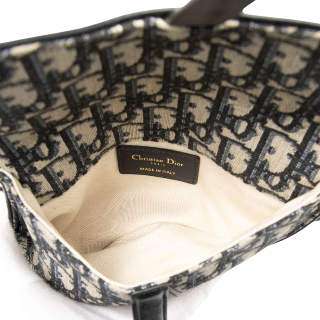 Dior Oblique Canvas Saddle Belt Bag - 4