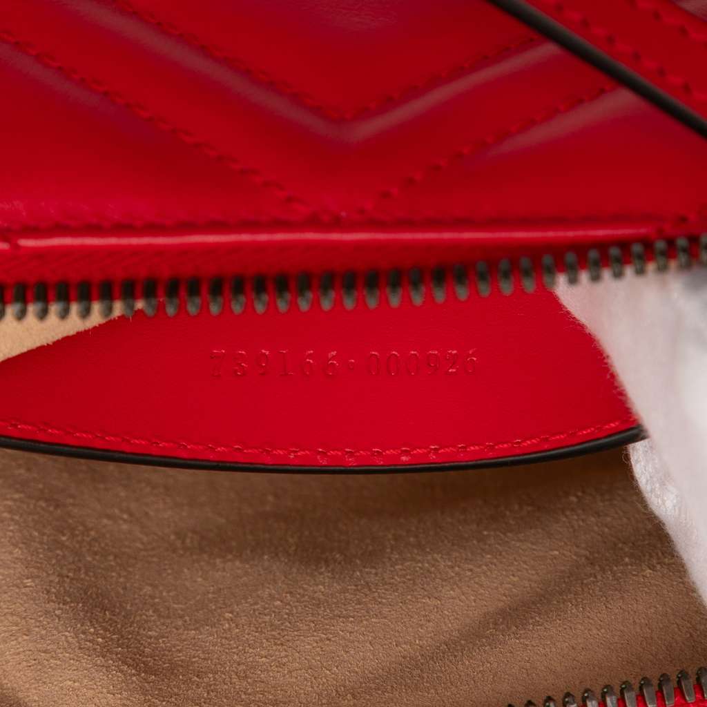 Gucci GG Marmont Matelasse Leather Shoulder Bag - Detail 1