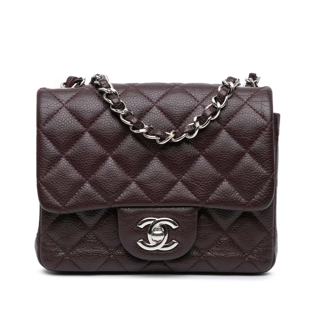 Chanel Mini Square Classic Caviar Single Flap
