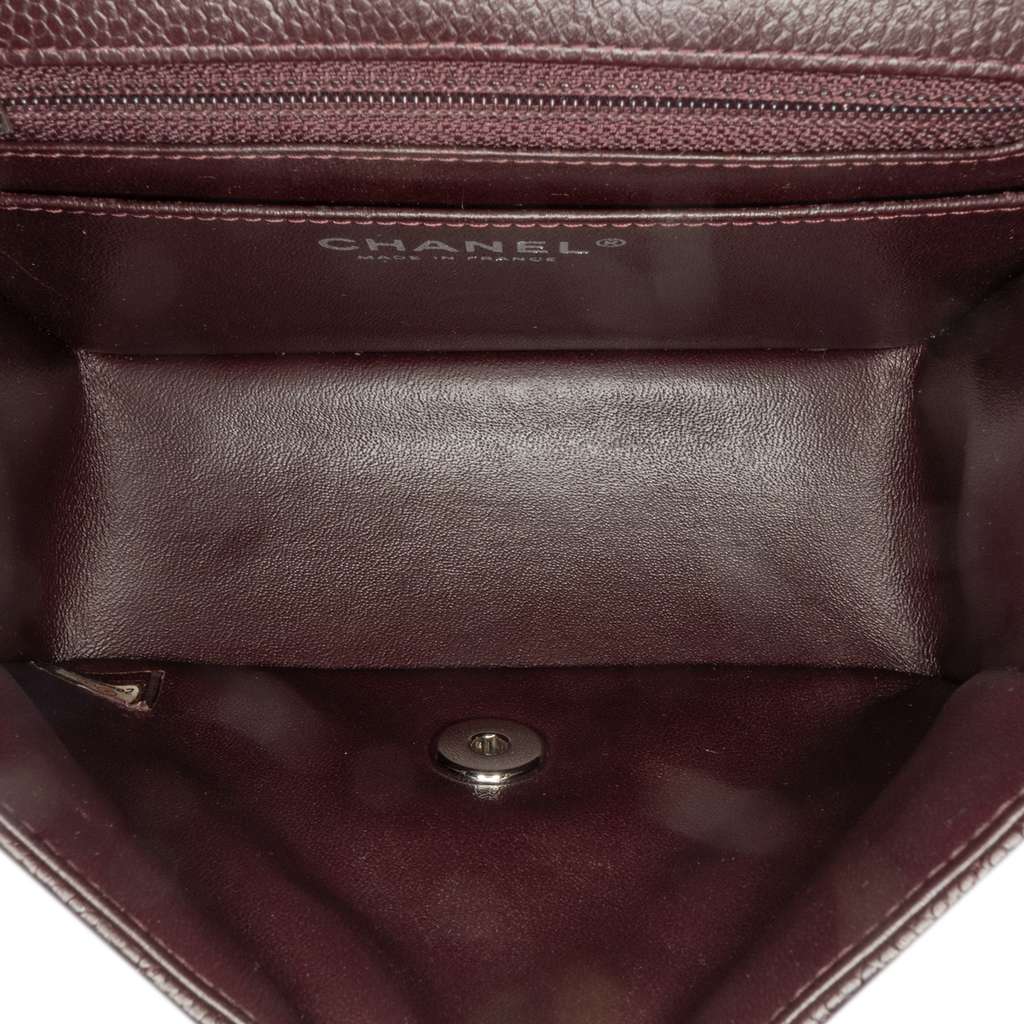 Chanel Mini Square Classic Caviar Single Flap - 4