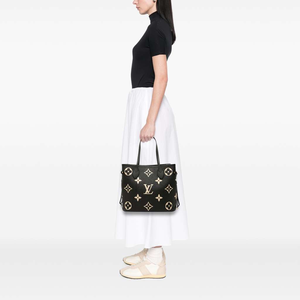 Louis Vuitton Bicolor Monogram Giant Empreinte Neverfull MM - Detail 1