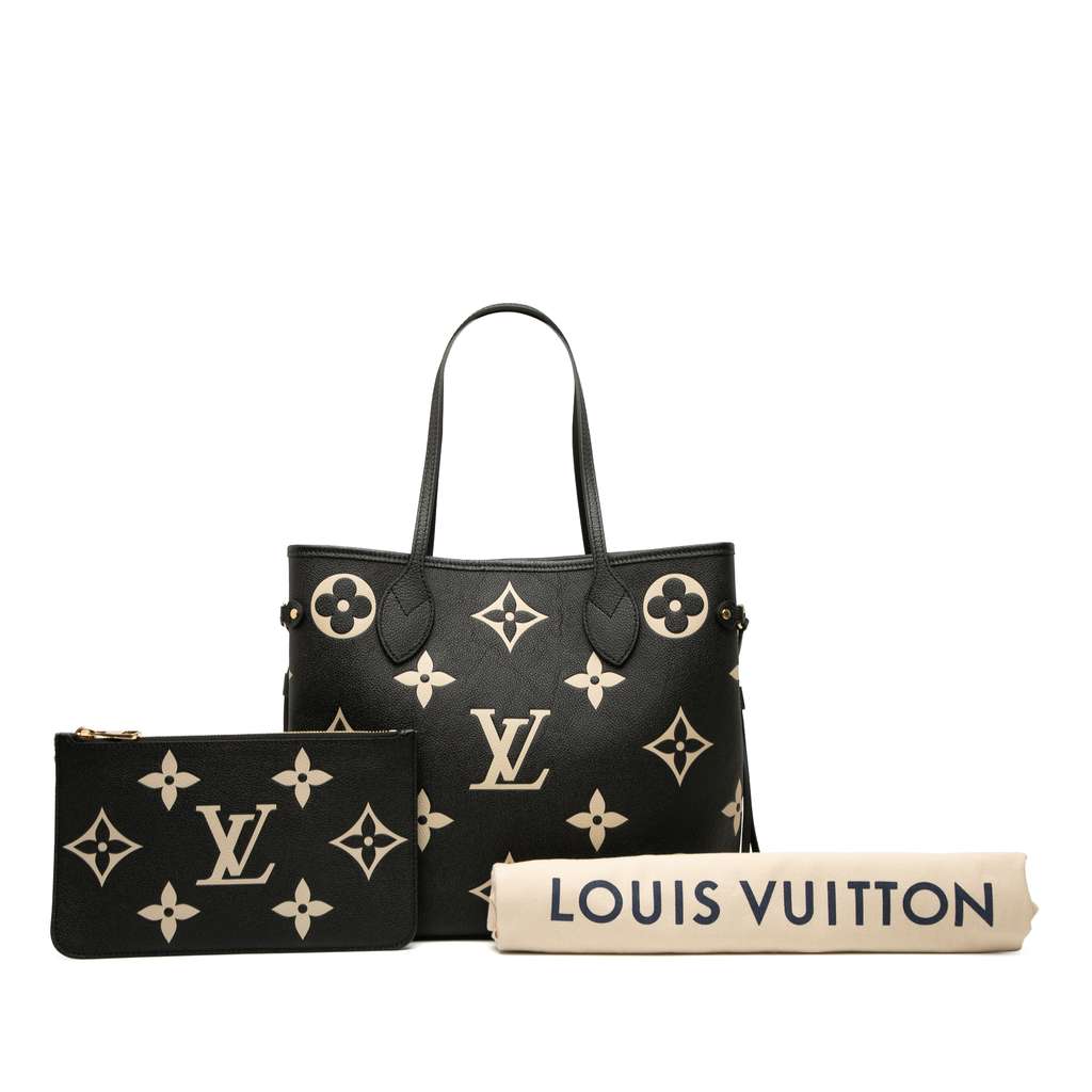Louis Vuitton Bicolor Monogram Giant Empreinte Neverfull MM - Detail 2
