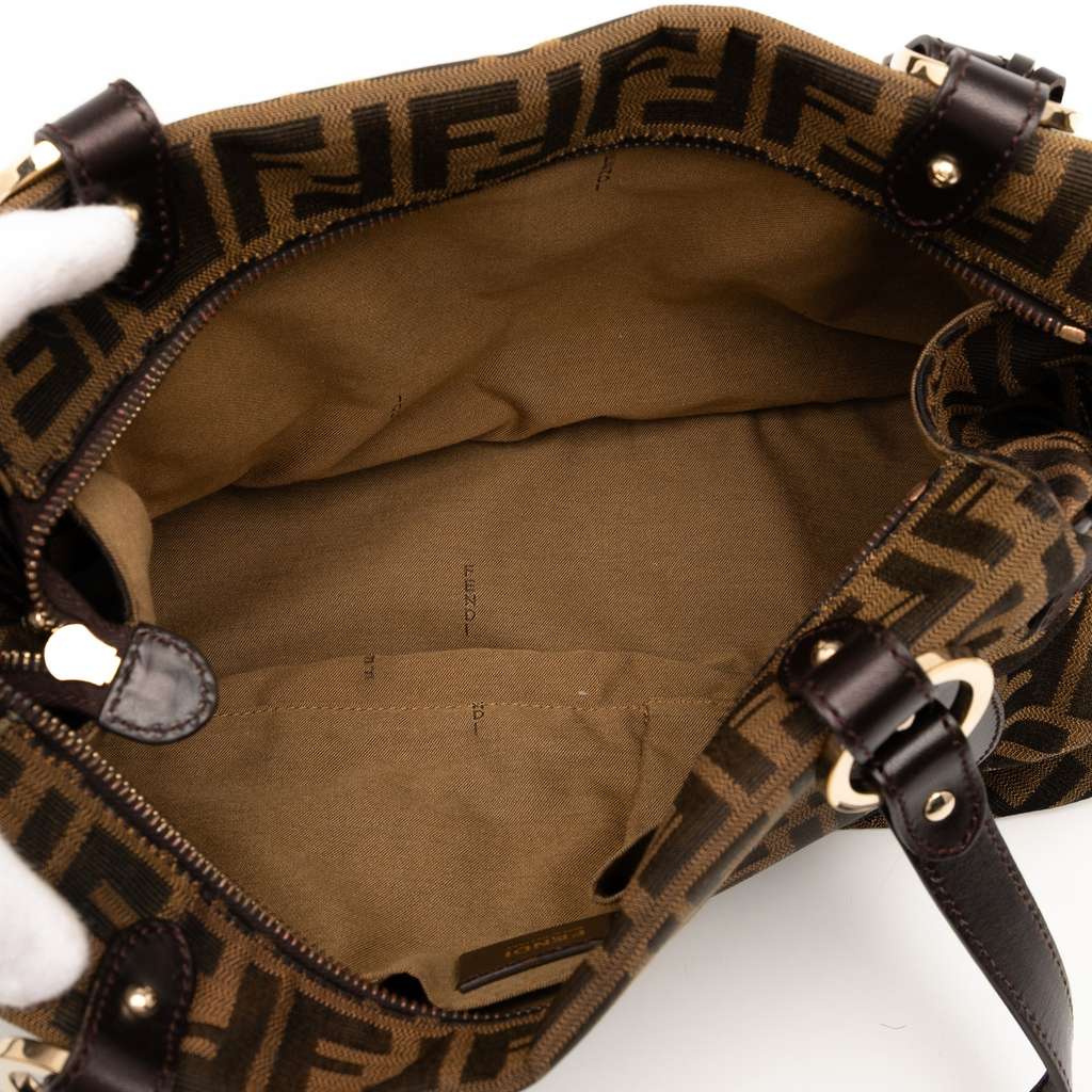 Fendi Medium Zucca Canvas Chef Shoulder Bag - 4