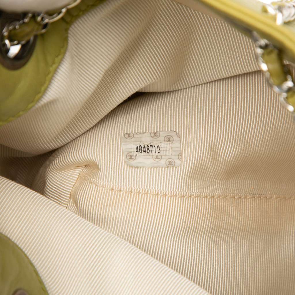 Chanel CC Lambskin Drawstring Backpack - Detail 1