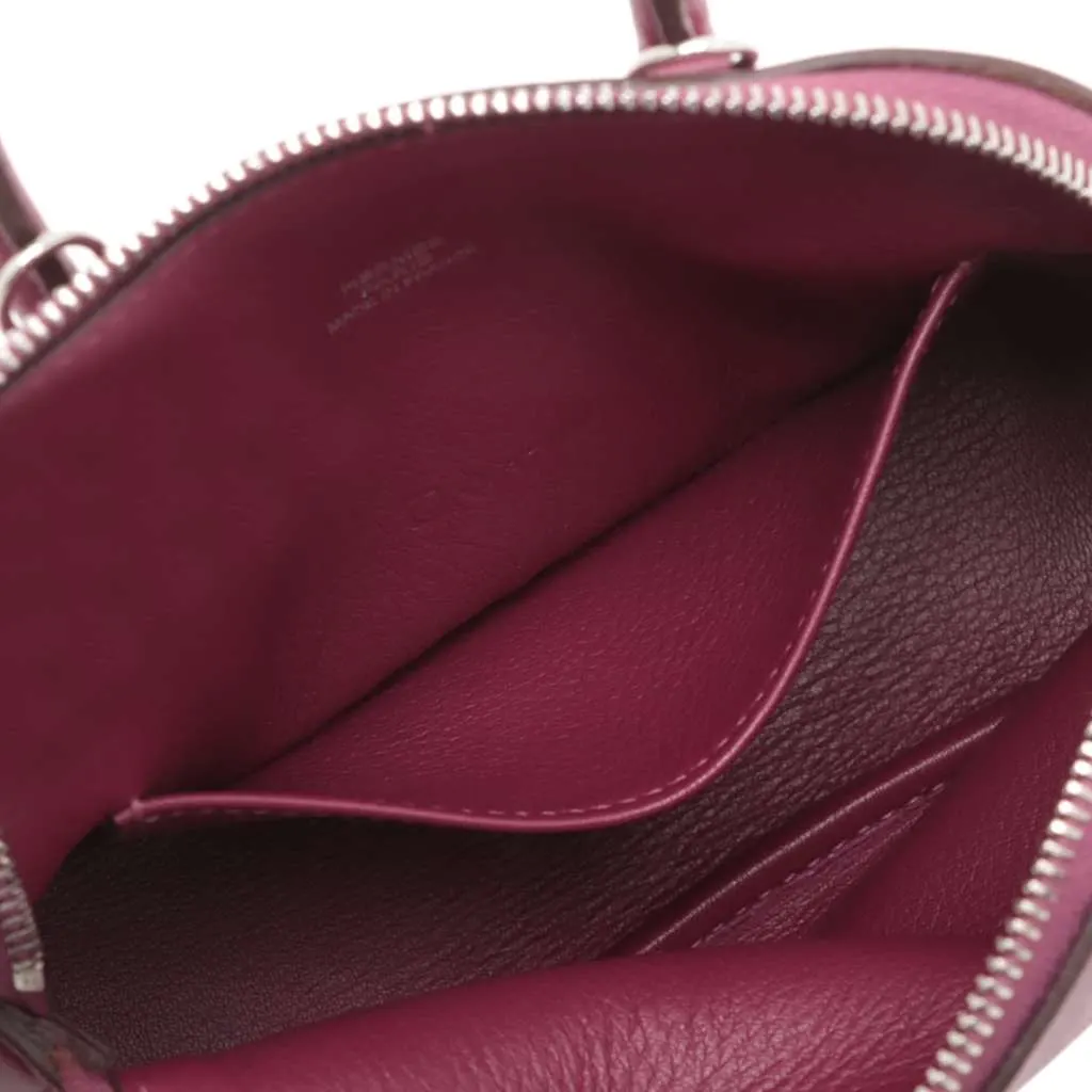 Hermès Micro Mini Evercolor Bolide 1923 Purple Leather Very good - Model View