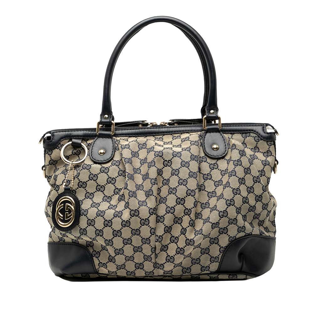 Gucci GG Canvas Sukey Satchel