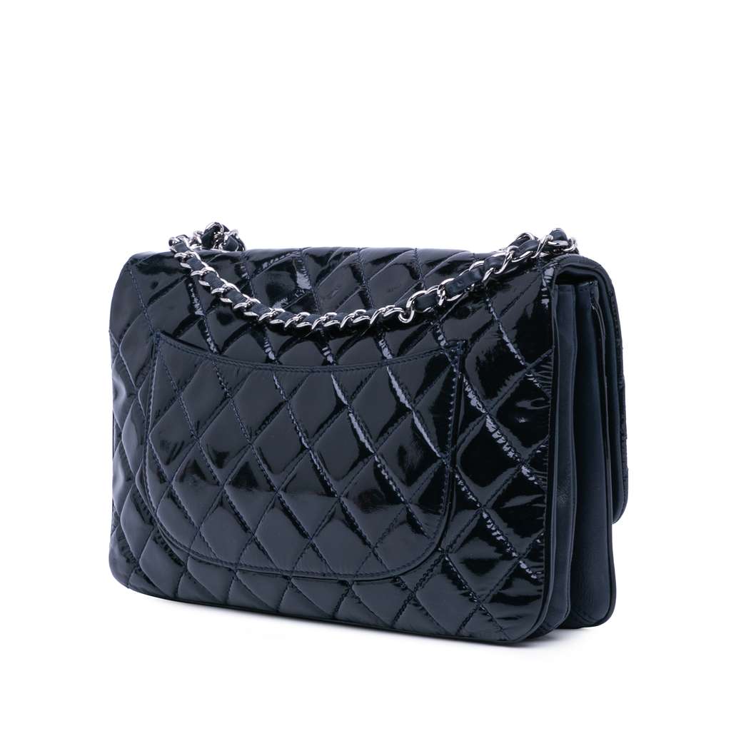Chanel Jumbo Patent 3 Accordion Flap - 2