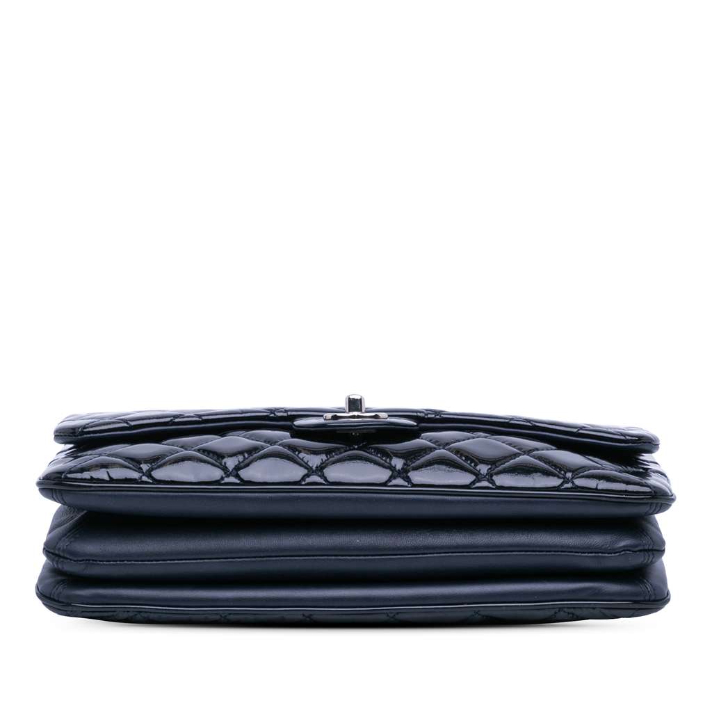 Chanel Jumbo Patent 3 Accordion Flap - 3