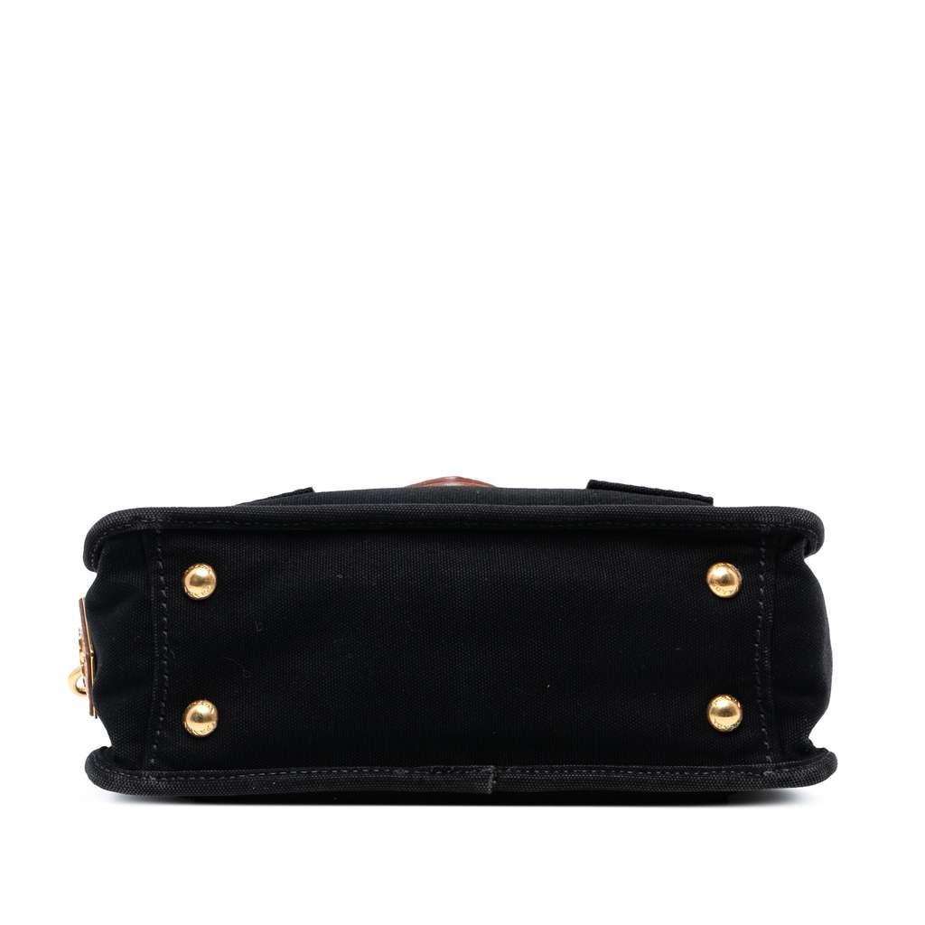 Prada Canvas Canapa Pattina Satchel - Image 6