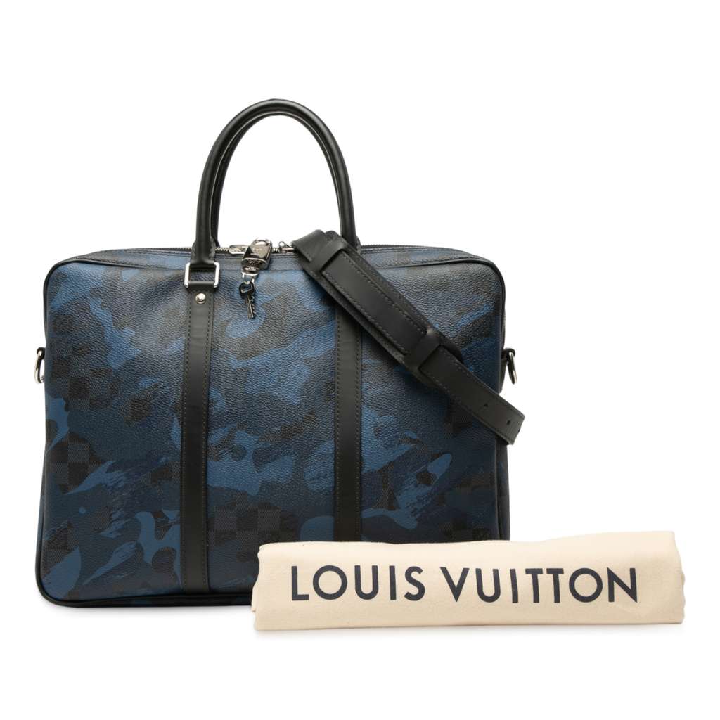 Louis Vuitton Damier Cobalt Camouflage Porte Documents Voyage PM - Image 10