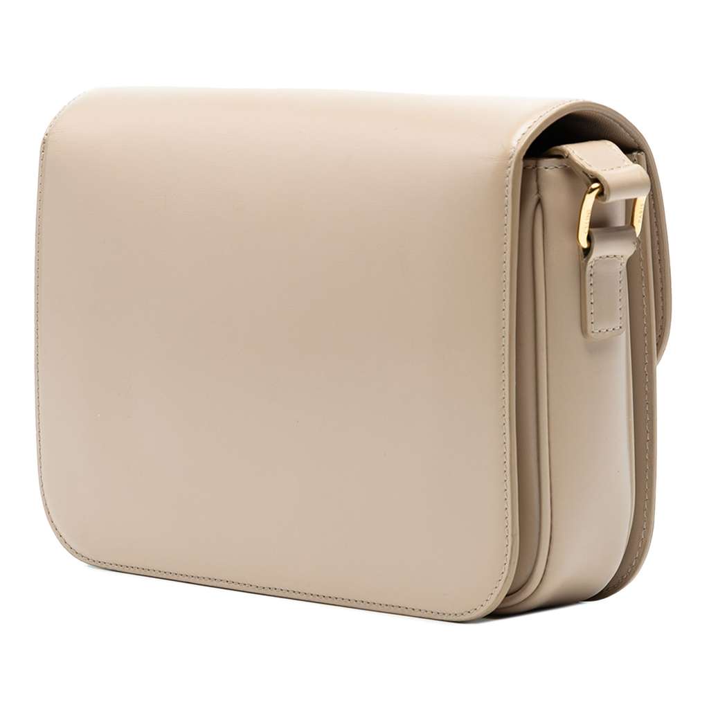 Celine Classique Shiny Calfskin Triomphe Crossbody - Back view