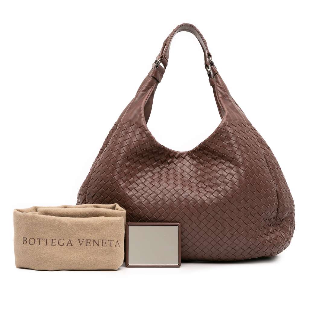 Bottega Veneta Large Nappa Intrecciato Campana Hobo - Image 13